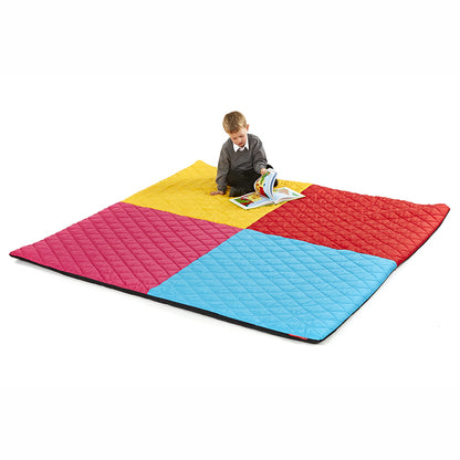 Large Quilted Harlequin Mat 2m