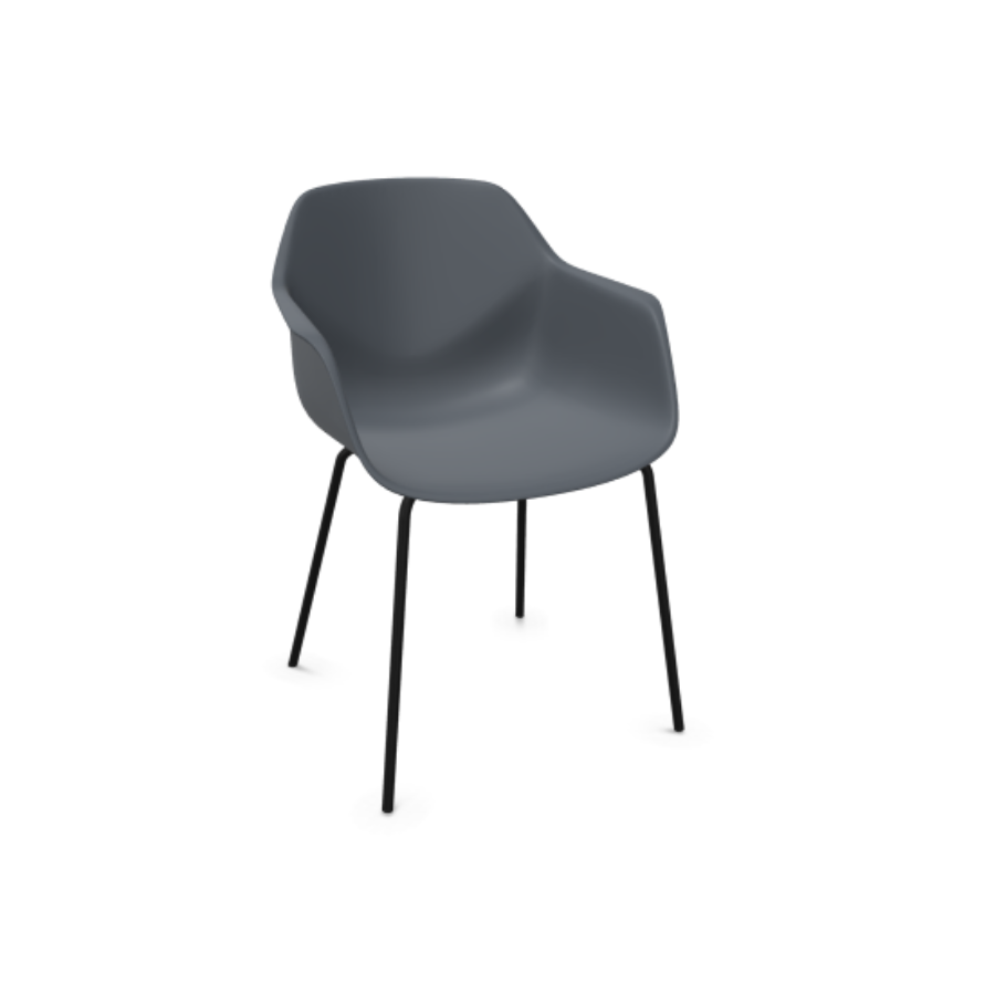 FourMe 44 bio-polypropylene 4 leg chair