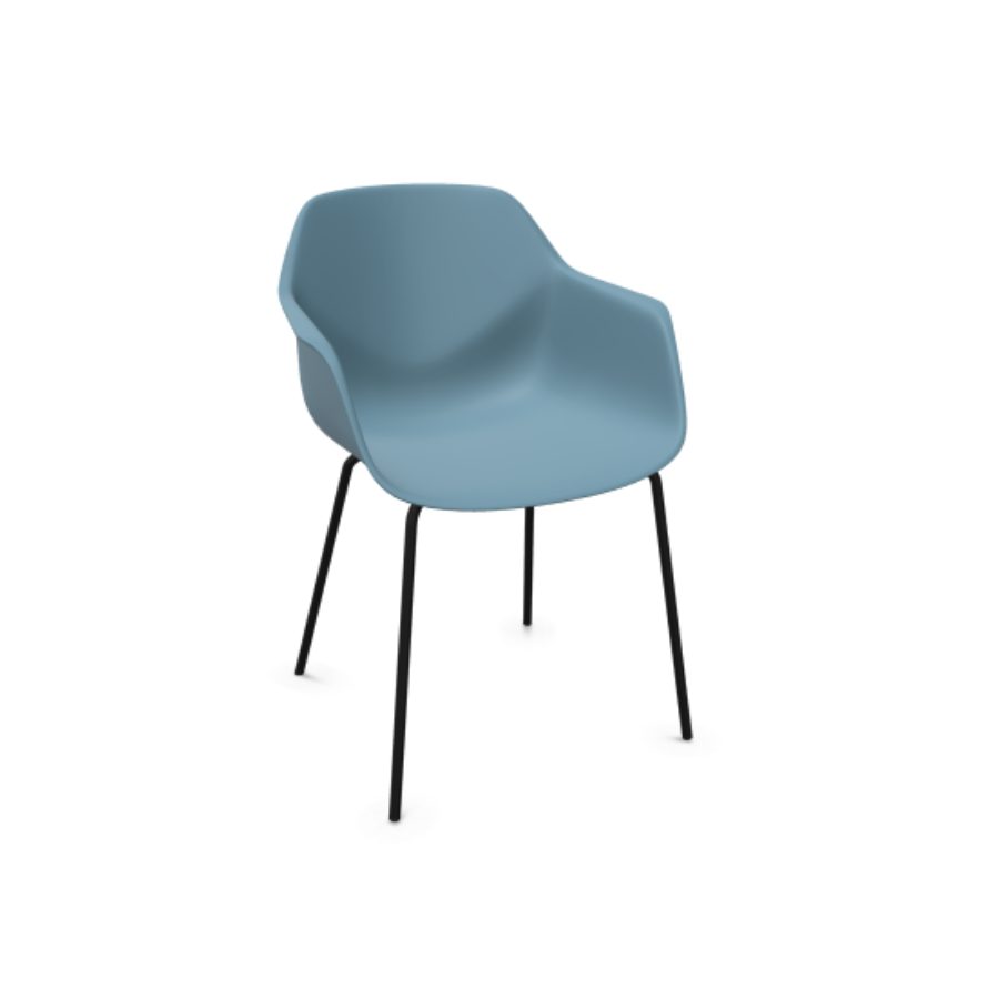 FourMe 44 bio-polypropylene 4 leg chair