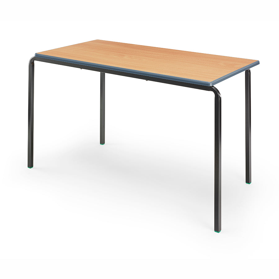 Deca Crush Bend Frame Fully Moulded Edge Classroom Table 1200x600 - Classroom Pack