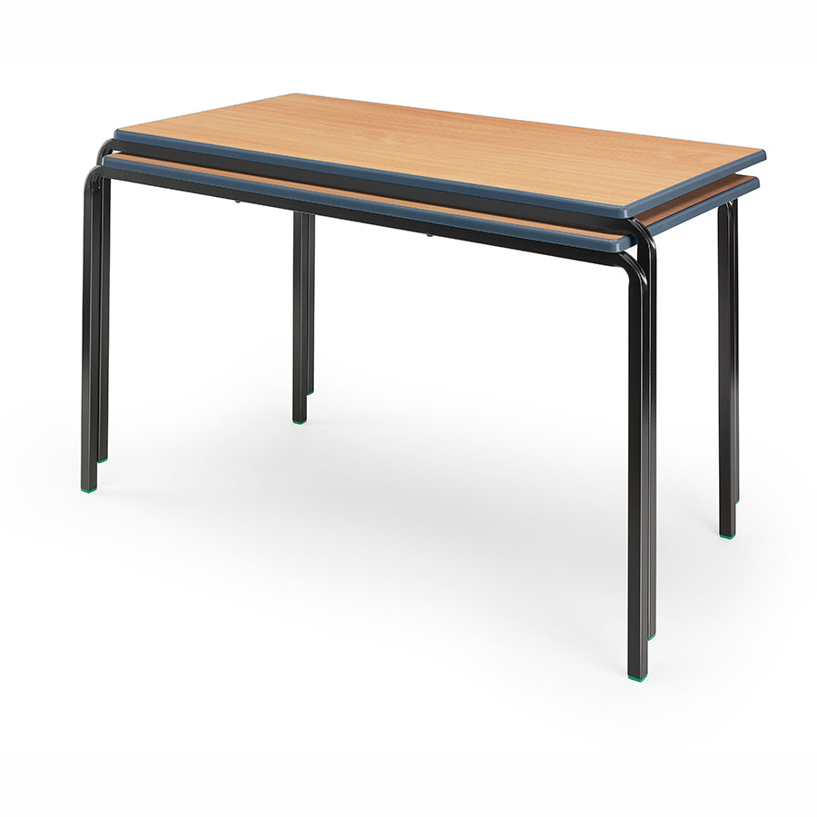 Deca Crush Bend Frame Fully Moulded Edge Classroom Table 1200x600 - Classroom Pack