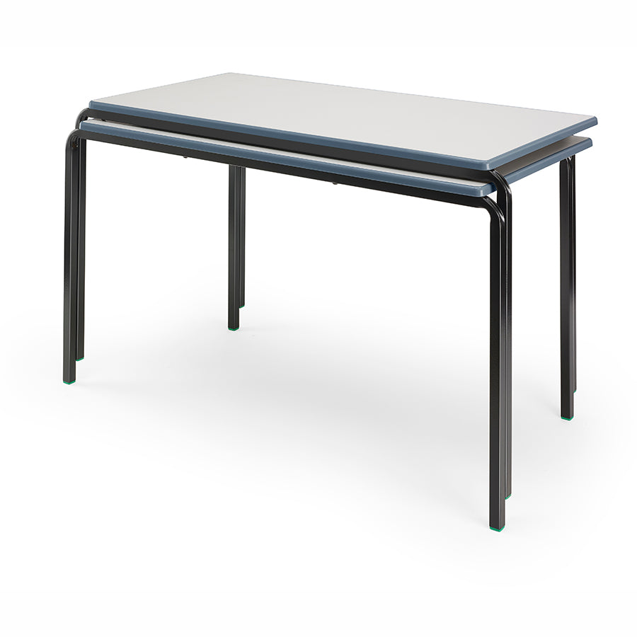 Deca Crush Bend Frame Fully Moulded Edge Classroom Table 1200x600 - Classroom Pack