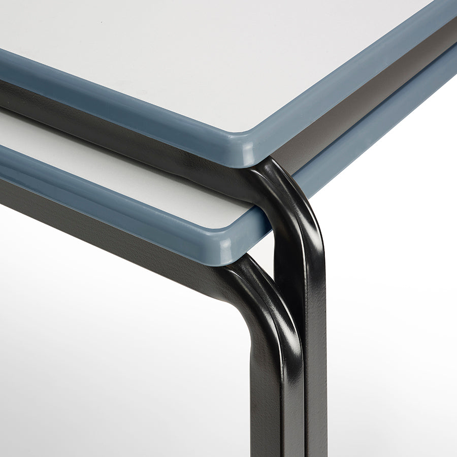 Deca Welded Frame Fully Moulded Edge Classroom Table 1200x600 - Classroom Pack