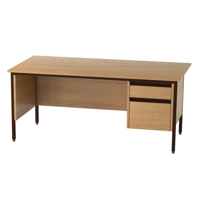 Budget Single 2 or 3 Drawer Pedestal Desk (Available in 1200 / 1500 / 1800mm)