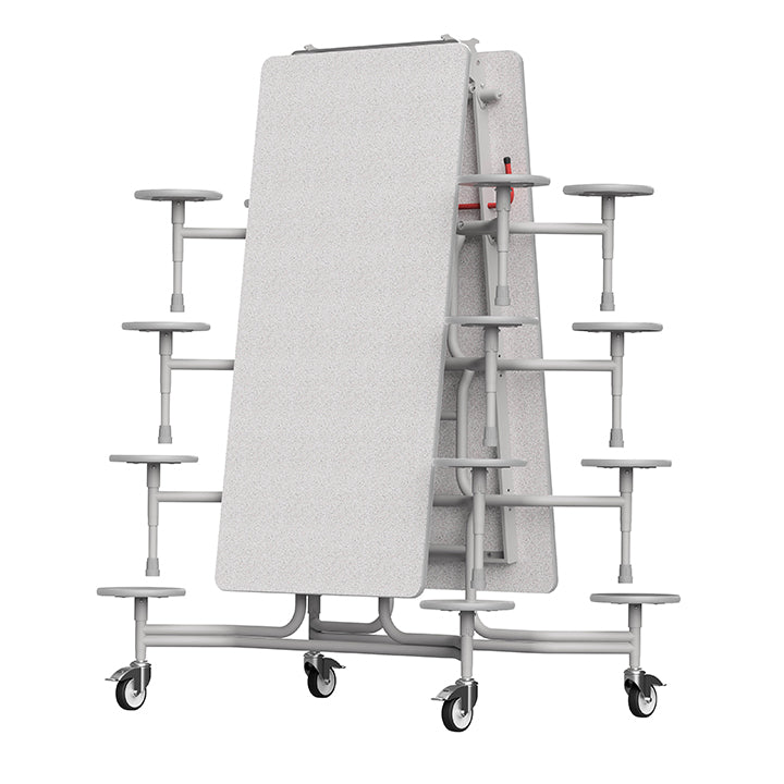 GoRoll Folding Table 10ft with 16 Stools 640mm high (Early years)