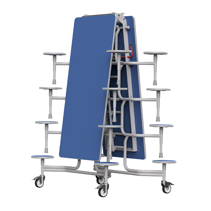 GoRoll Folding Table 10ft with 16 Stools 640mm high (Early years)