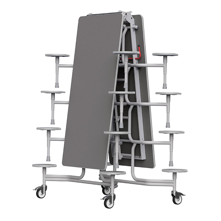 GoRoll Folding Table 10ft with 16 Stools 640mm high (Early years)