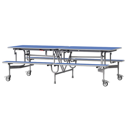 GoRoll Folding Table 8ft with Benches