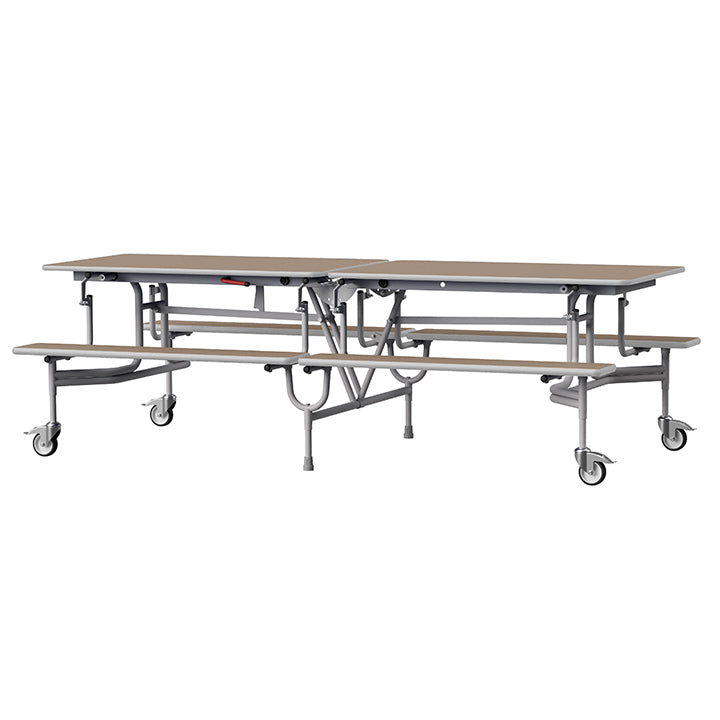 GoRoll Folding Table 8ft with Benches