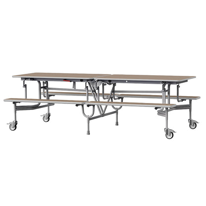 GoRoll Folding Table 8ft with Benches
