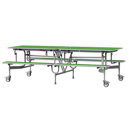 GoRoll Folding Table 8ft with Benches