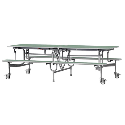 GoRoll Folding Table 8ft with Benches