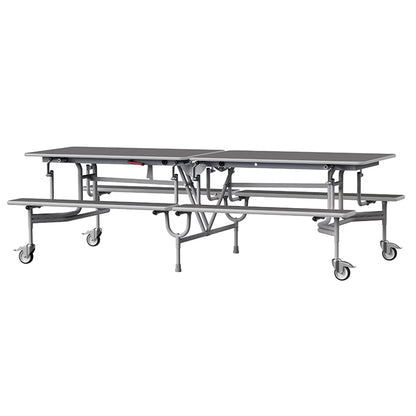 GoRoll Folding Table 8ft with Benches