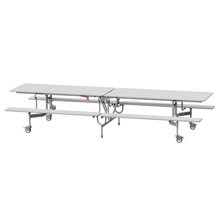 GoRoll Folding Table 12ft with Benches