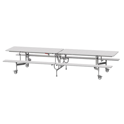 GoRoll Folding Table 12ft with Benches