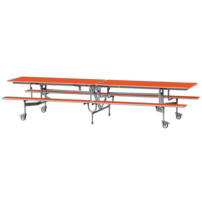 GoRoll Folding Table 10ft with Benches