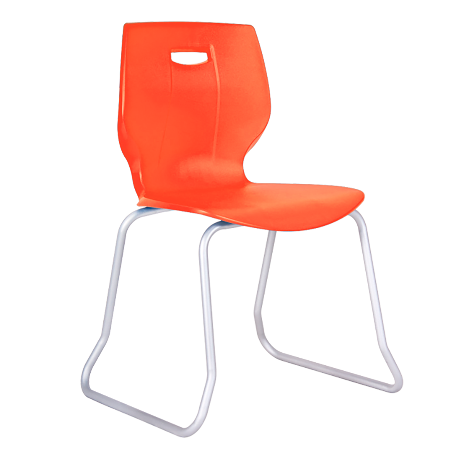 Geo Skid Base Stacking Poly Chair