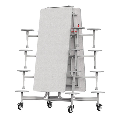 GoRoll Folding Table 10ft with 16 Stools 640mm high (Early years) GP35 Ailsa