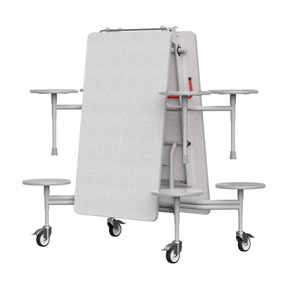 GoRoll Folding Table 8ft with 8 Stools GP35 Ailsa
