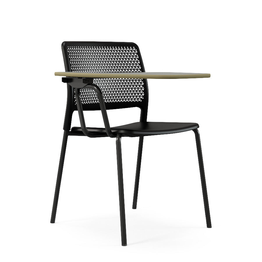 Grafton Stacking 4 Leg Chair with Writing Table