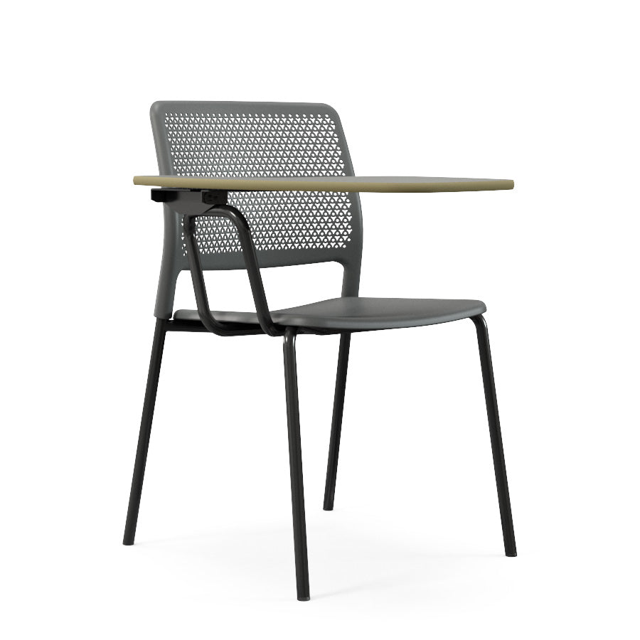 Grafton Stacking 4 Leg Chair with Writing Table