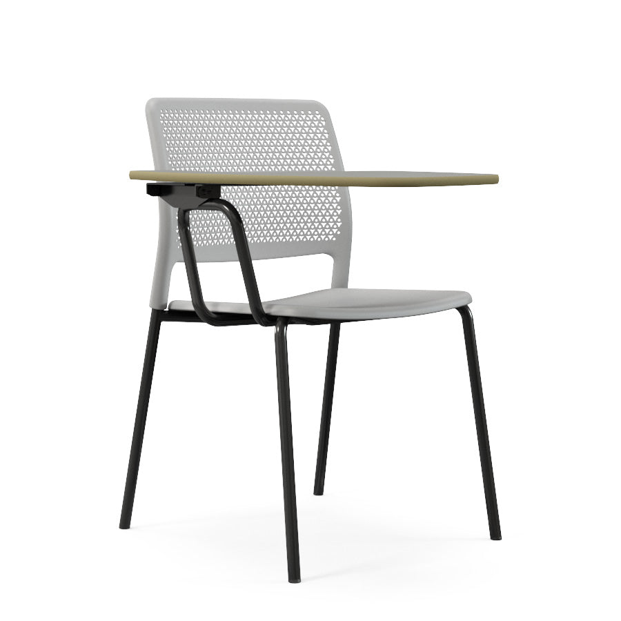 Grafton Stacking 4 Leg Chair with Writing Table