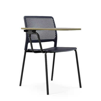 Grafton Stacking 4 Leg Chair with Writing Table