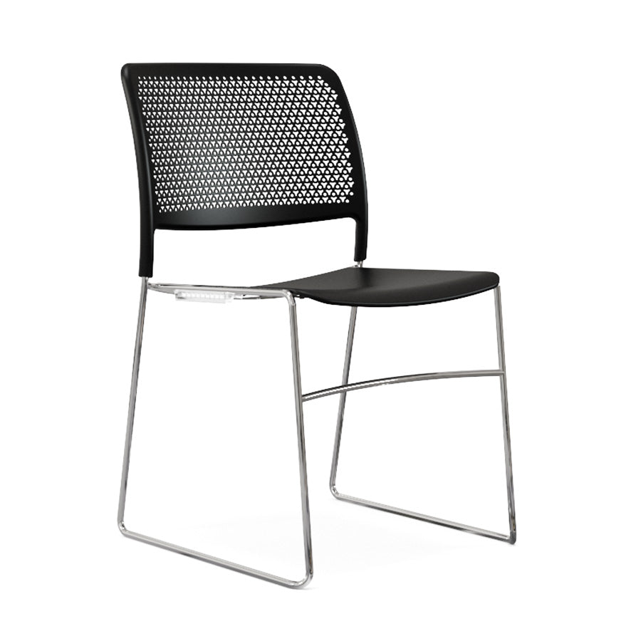 Grafton Stacking High Density Skid Base Chair