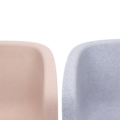 Gummy Bear Outdoor Chair Grey and Beige Melange frame close ups