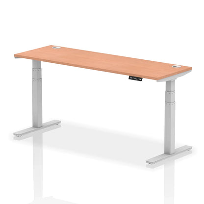 Air Height Adjustable Slimline Desk With Cable Ports