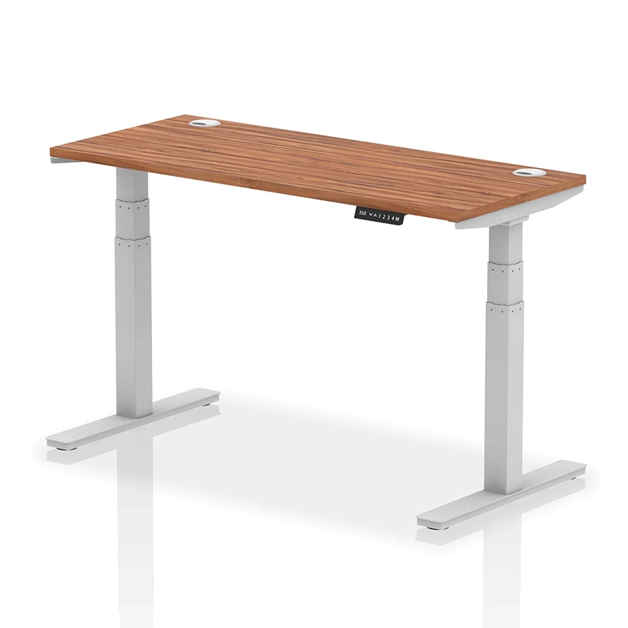 Air Height Adjustable Slimline Desk With Cable Ports
