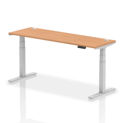 Air Height Adjustable Slimline Desk With Cable Ports