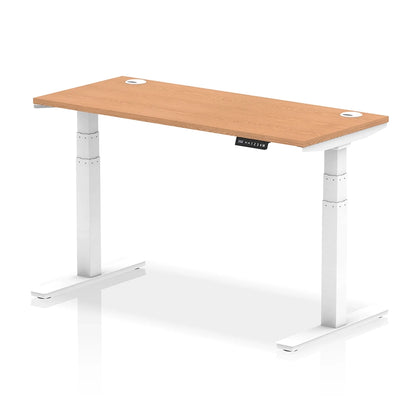 Air Height Adjustable Slimline Desk With Cable Ports