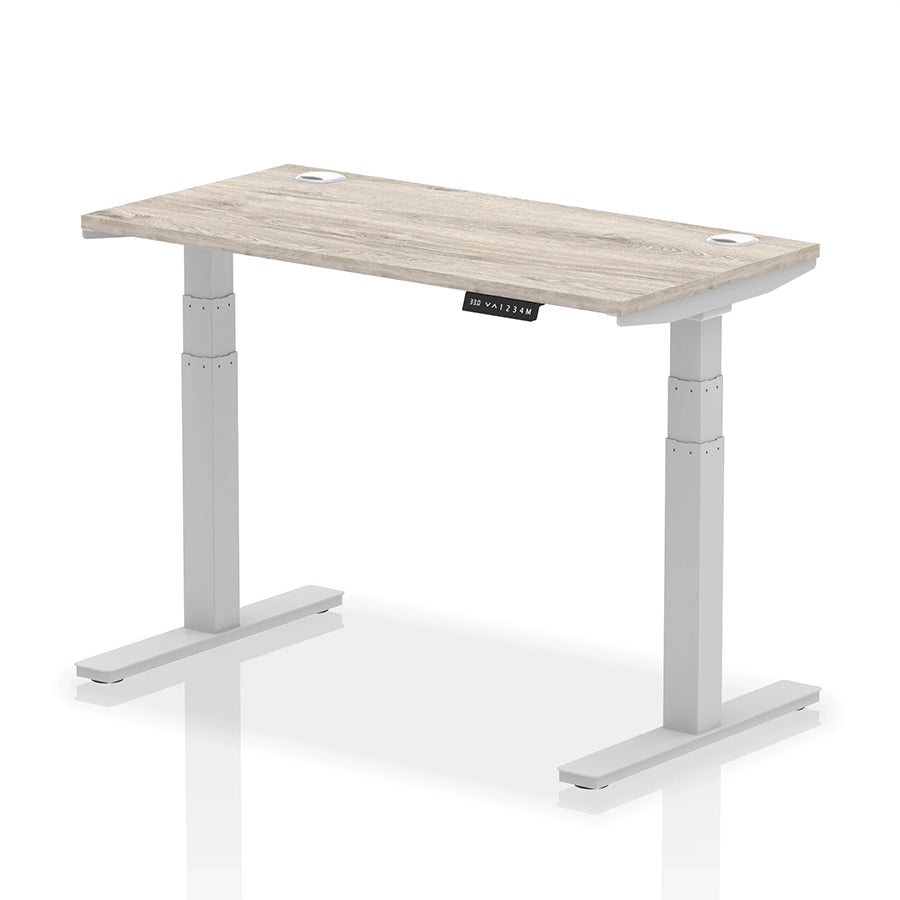Air Height Adjustable Slimline Desk With Cable Ports
