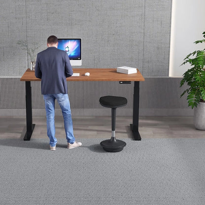 Air Scalloped Edge Height Adjustable Office Desk