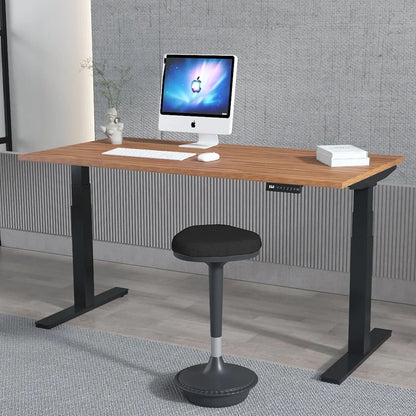 Air Scalloped Edge Height Adjustable Office Desk