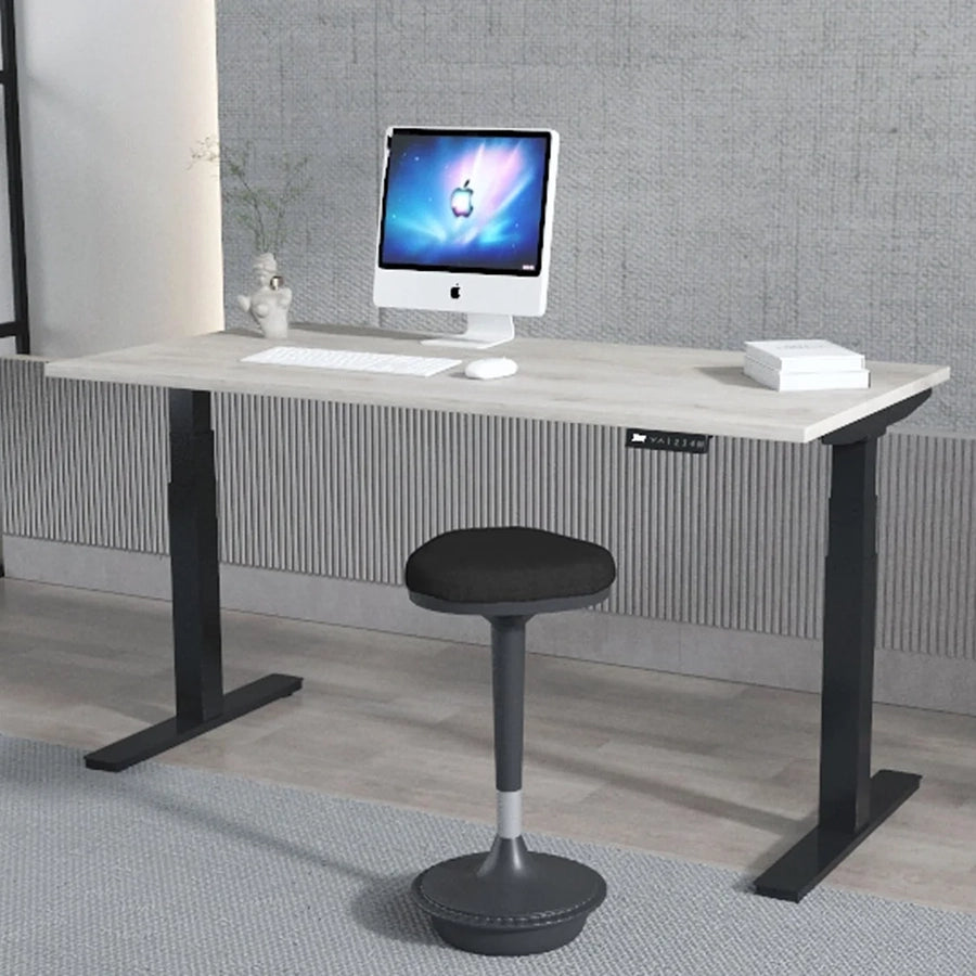 Air Scalloped Edge Height Adjustable Office Desk