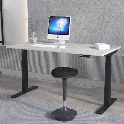 Air Scalloped Edge Height Adjustable Office Desk