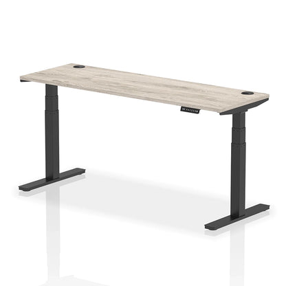 Air Height Adjustable Slimline Desk With Cable Ports