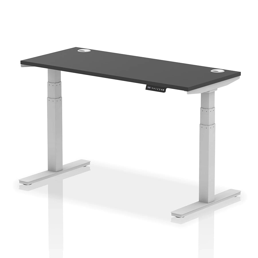 Air Height Adjustable Slimline Desk With Cable Ports