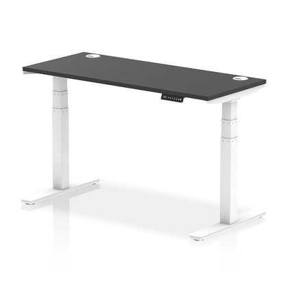 Air Height Adjustable Slimline Desk With Cable Ports