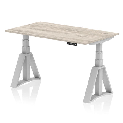 Air Height Adjustable Desk without Cable Ports With Piste Foot
