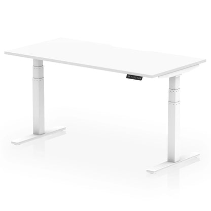 Air Scalloped Edge Height Adjustable Office Desk