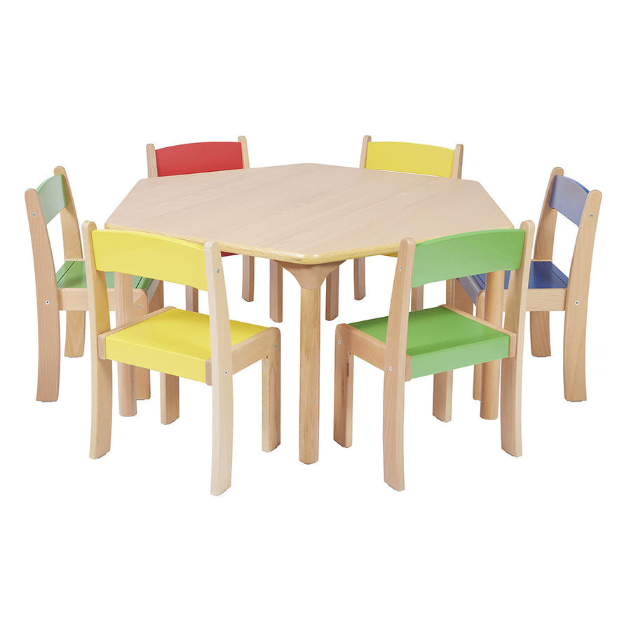 Beechwood Hexagonal Table – Morleys (Bicester) Ltd