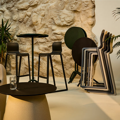 Hatton One Piece Midi and High Back Stools Lifestyle Image 1