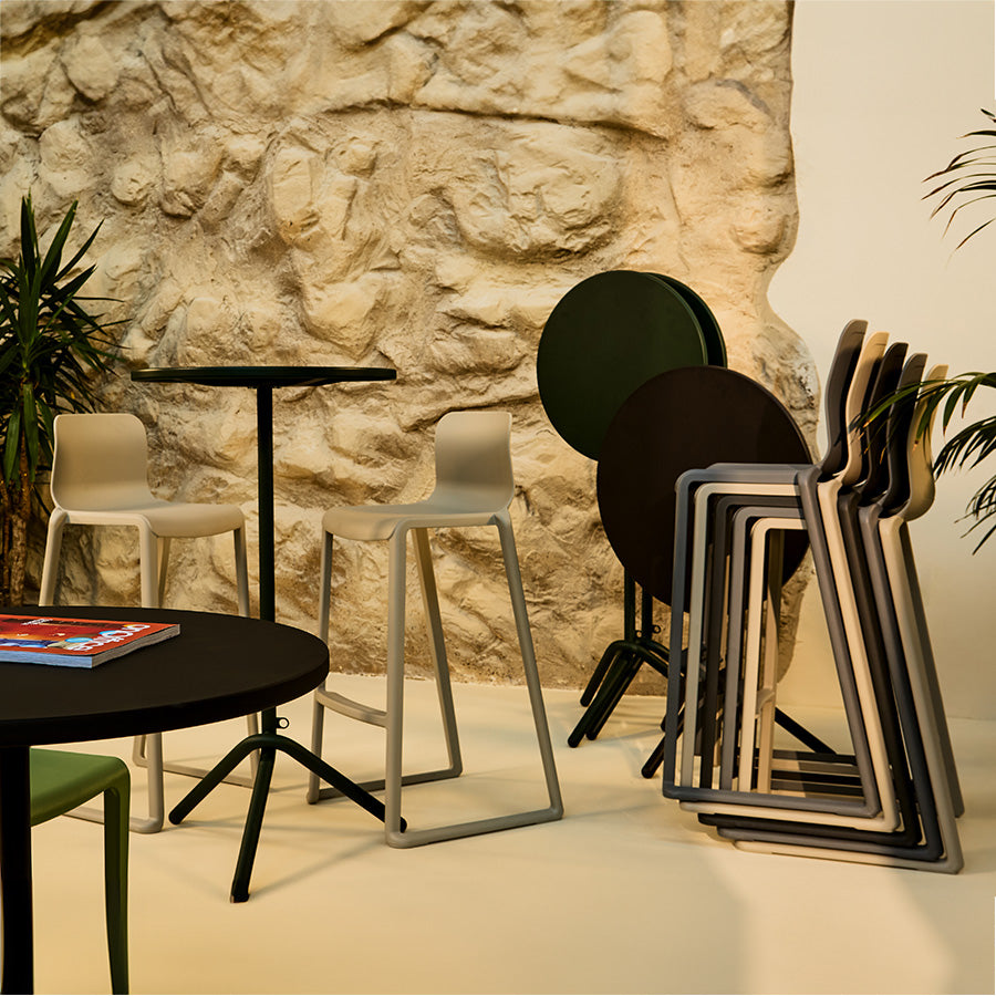 Hatton One Piece Midi and High Back Stools Lifestyle Image 2