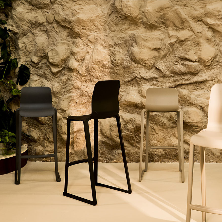 Hatton One Piece Midi and High Back Stools Lifestyle Image 3