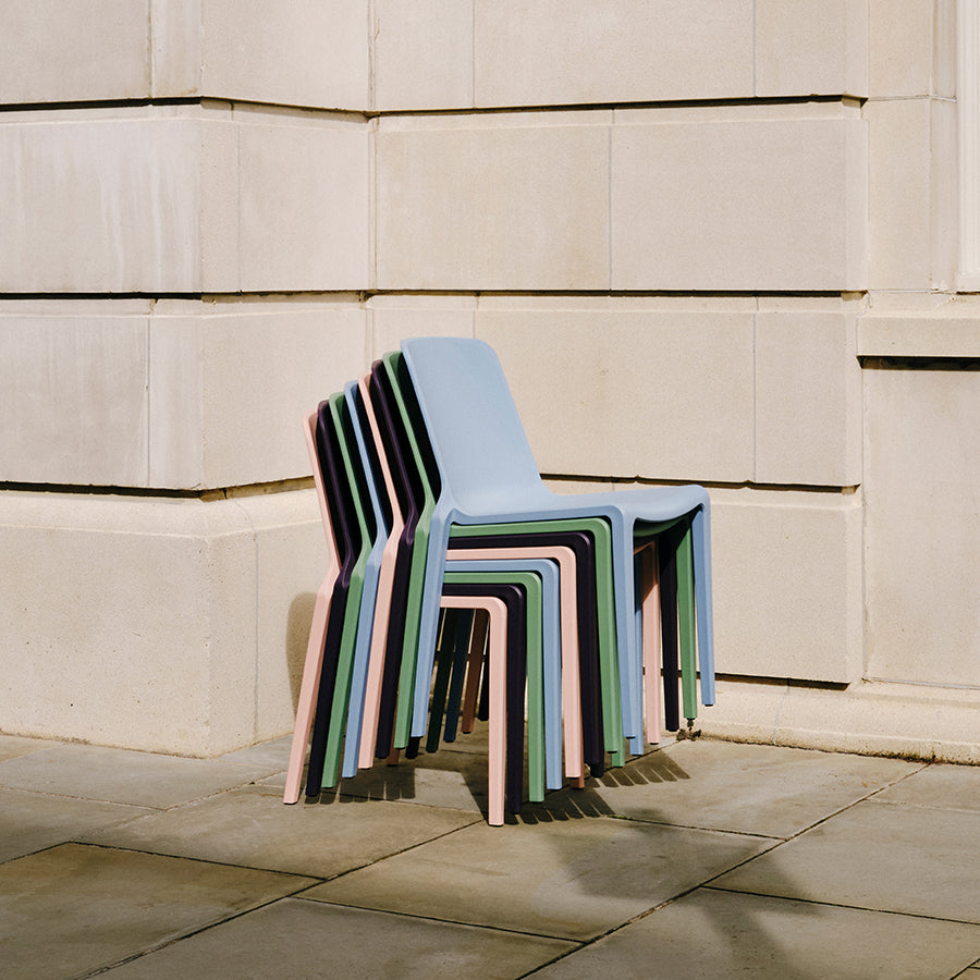Hatton One Piece Stacking Chair 8 Stacked Lifestyle Image 1