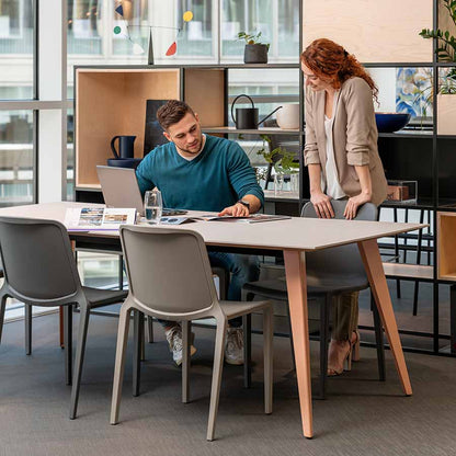 Hatton One Piece Stacking Chair Office Lifestyle Image