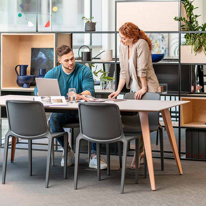 Hatton One Piece Stacking Chair Office Lifestyle Image 2